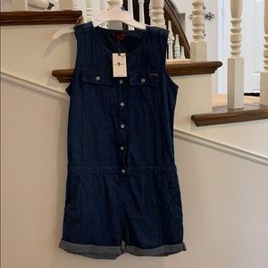 Soft dark Denim girls 7 for all mankind jumper